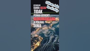 Ketahuilah  Suara ADZAN tidak akan pernah berhenti sampai haari kiamat #adzanmekah