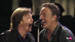 Paul McCartney and Bruce Springsteen 🎼🎸🎸🎸🎤