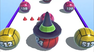 Ball Merge 2048 - All Levels Gameplay Android, iOS