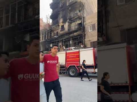 سقوط 3 ضحايا آثار حريق عقار شارع المنشية بفيصل