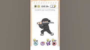 Brain Test Level 254 || Complete Your Sword Training.