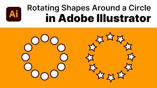 Rotating Shapes Around a Circle in illustrator