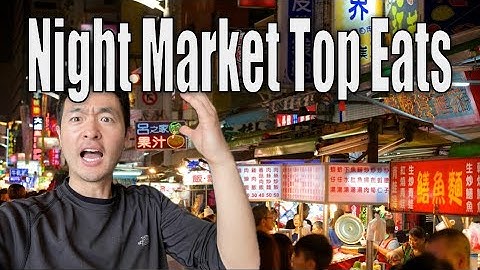 Taiwan night market top 10 MUST Eats | Liuhe night market Kaoshuing, Taiwan