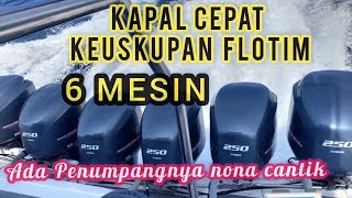 Kapal Ferry Cepat Keuskupan Larantuka 6 MESIN Laju 42 knots