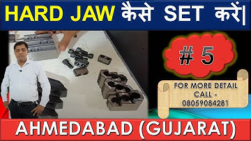 Hard Jaw Setting on CNC| #5 |Hard Jaw setting on CNC Turning Machine| How to set Jaw on CNC Machine|