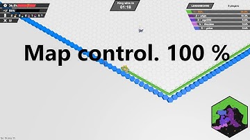 Hexanaut.io [Superhex.io] Map control. 100 %
