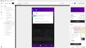 How to edit code output while inspecting an XD design in Avocode?