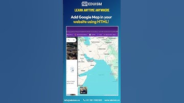 Add Google Map in your website using HTML!#programminglanguage #websitedevelopment #webdeveloper