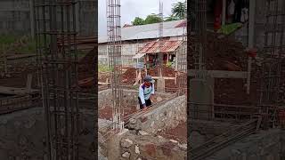 Installation of iron sloof using 12 mm diameter iron.