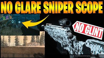 How To Snipe With No Glint Glare or Shine! Sniper Scopes Explained COD Warzone