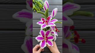 WOW! Easy Craft! How to Make Lily from Chenille Stems DIY Pipe Cleaner Flower