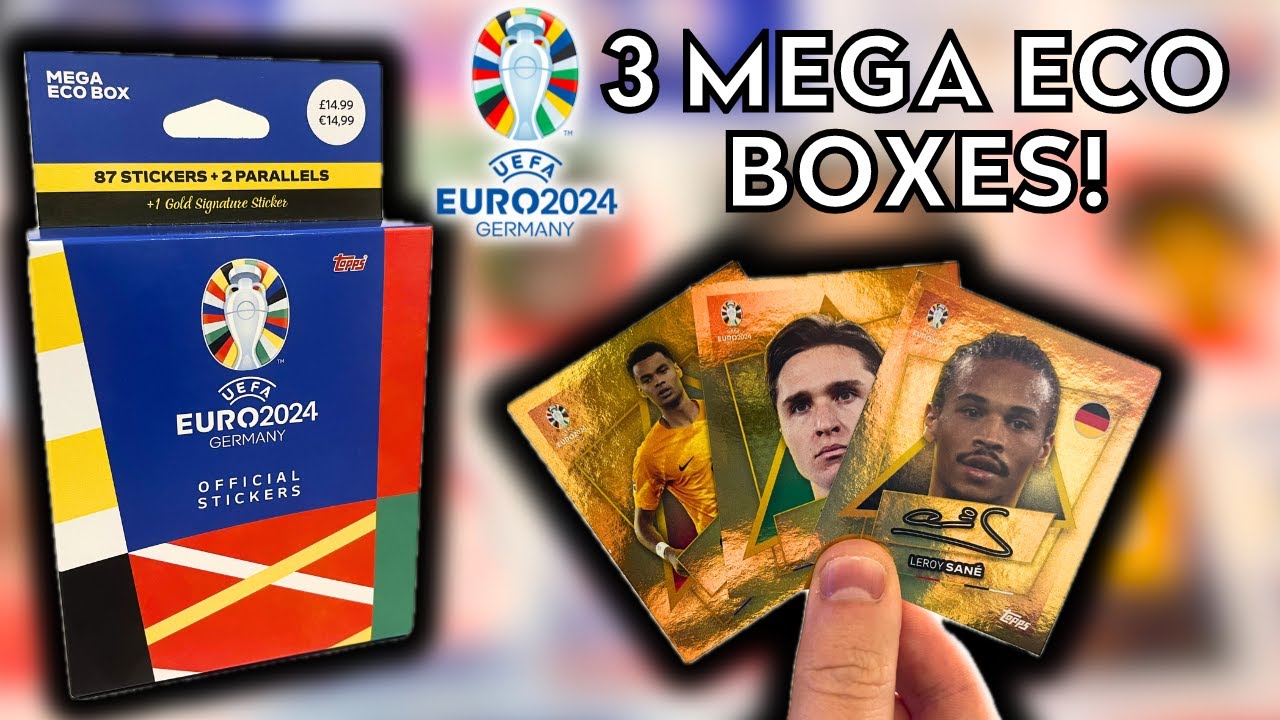 5 GOLD STAR PLAYER STICKERS! | TOPPS UEFA EURO 2024 STICKER COLLECTION ...