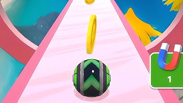 Sky Rolling Balls 3D Gameplay Level 233 Android iOS