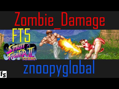 Super Street Fighter 2 Turbo - Zombie_Damage [Fei Long] vs