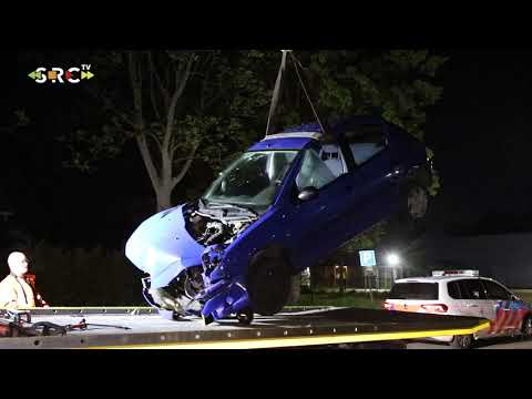 Auto in voortuin Geldermalsen, bestuurder op de vlucht