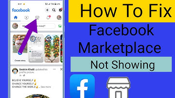 How To Fix Facebook Marketplace NotShowing Problem 2023 | Enable FacebookMarketplace