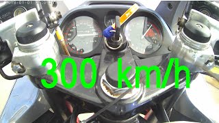 The fastest 1988 Honda CBR1000F on YouTube! TOP SPEED