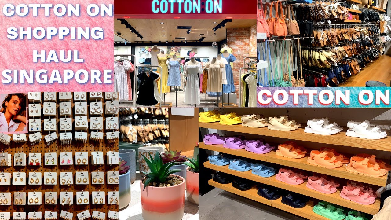 Cotton On Singapore Shopping Haul Shopping at Singapore Cotton On Shop