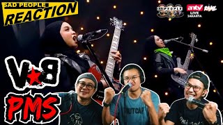 'MEMETALKAN' TV NASIONAL‼️ Voice of Baceprot - PMS (Live at HUT ANTV 2024) | REACTION