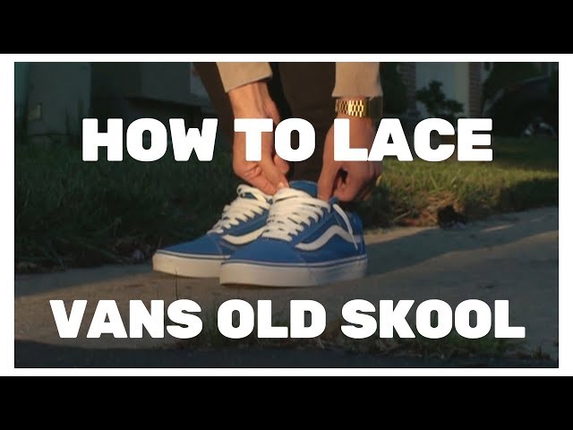 vans old skool shoelaces