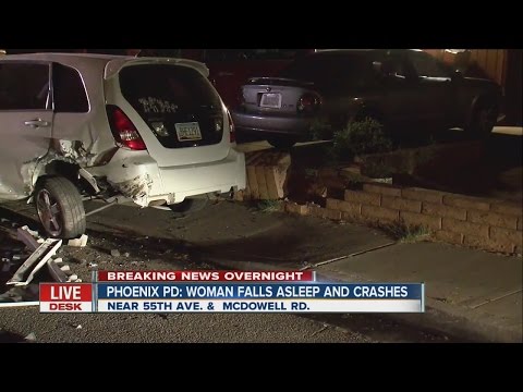 Woman falls asleep
