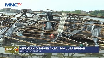 Ratusan Rumah di Demak Rusak Diterjang Angin Puting Beliung #LintasiNewsPagi 02/02