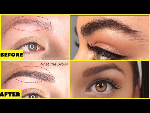 GROW YOUR EYEBROWS FASTER NATURALLY AT HOME IN 3 DAYS | SECRET INGREDIENT