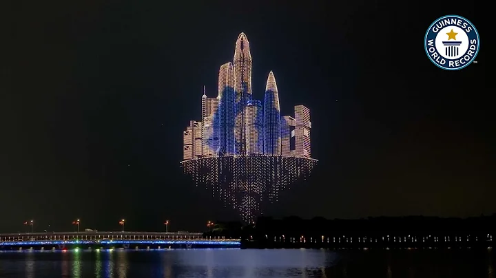 10,000 Drones Controlled By A Single Computer! - Guinness World Records