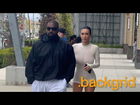 Bianca Censori arrives at Cheesecake Factory with husband Kanye West in Oxnard, CA