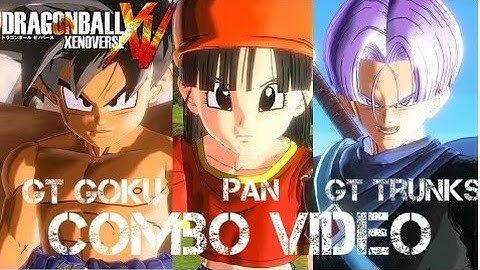 Dragonball Xenoverse: GT Goku, Pan and GT Trunks Combo Video