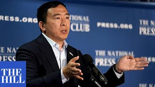 Andrew Yang speaks on 2020 election results while stumping for Rev. Warnock in Georgia.