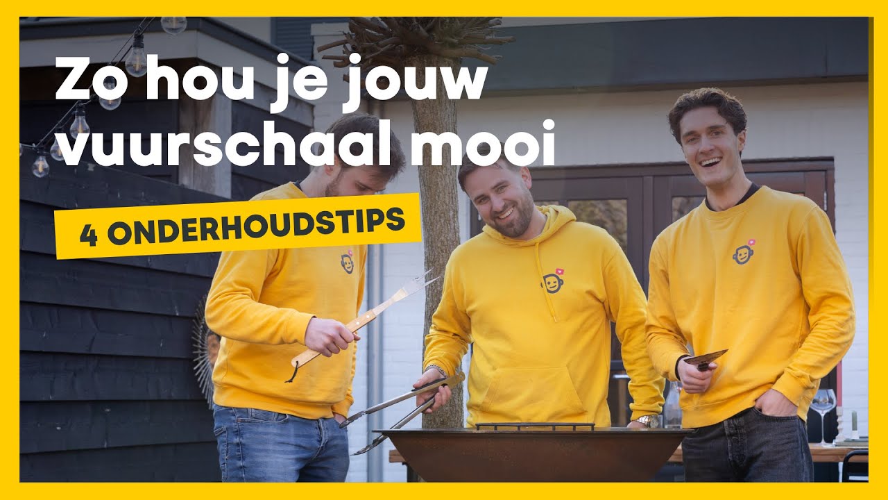 Zo hou je jouw vuurschaal mooi - 4 onderhoudstips