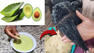 Intense Aloe vera + Avocado Protein Treatment for rapid hair growth. (DIY protein hair mask)