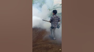 Thumbnail of fogging Nyamuk || semburan asap dan gemuruh suara mesin#shorts