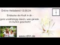 Entdecke die Kraft in dir - ganz unabhängig davon, was gerade im Außen geschieht!