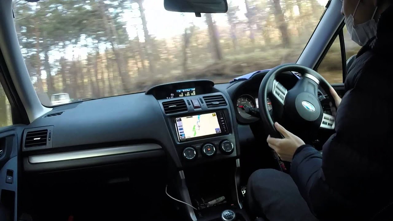 早朝ドライブ  フォレスター(sj5) 6MT