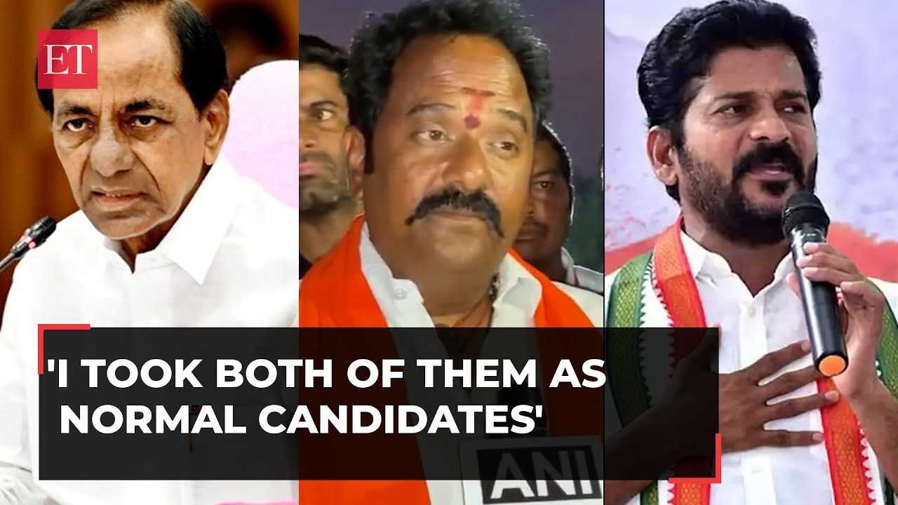 Kvr Reddy BJP's KVR Reddy defeats KCR, Cong's chief Revanth, says 'I took both of ...