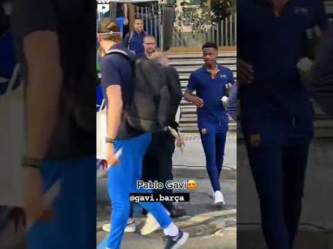 Before Game👋💙❤ #gavi #football #barcelona #talent #skills #respect #friends #cute #games #shorts
