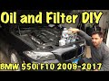 BMW 550i F10 2009-2017 Engine Oil and Filter Change - Service Reset