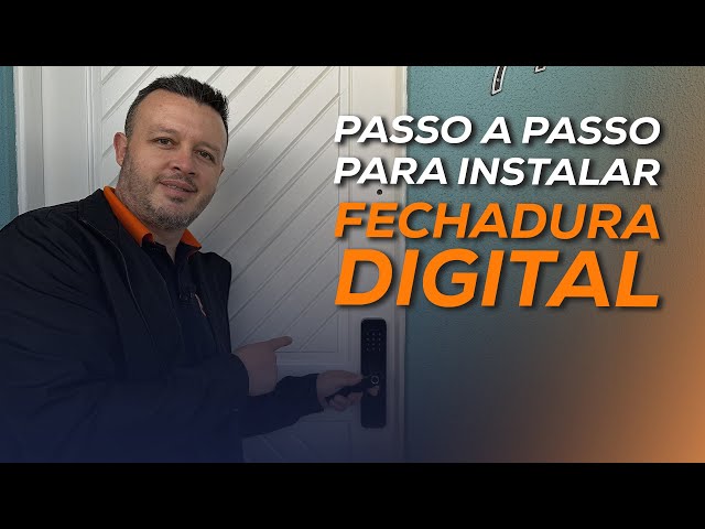 Fechadura inteligente WiFi Tuya do Aliexpress barata (R$360,00) - detalhes  e instalação COMPLETA 