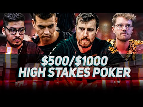 $500/$1000 Limitless | Addamo | LLinusLLove | Nacho124441 | VBARAK | Stefan11222 High Stakes Poker