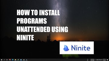 How to Install Programs Unattended using Ninite in Windows