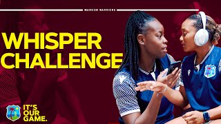 The Whisper Challenge 🤐 | Who Wins? | Feat. Aaliyah Alleyne and Zaida James