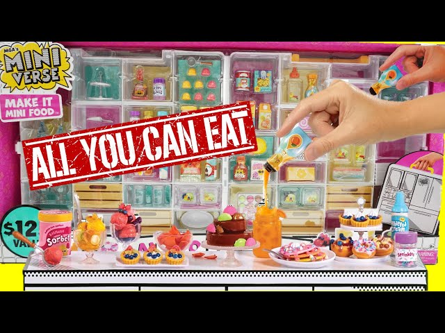 MGA Miniverse Make It Mini Food All You Can Eat playset 