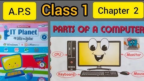 Class 1,COMPUTER, Chapter 2- "Parts Of A Computer"