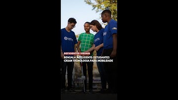 Deficientes visuais - Bengala inteligente: Estudantes criam tecnologia para mobilidade
