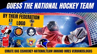 Errate das Eishockey-Nationalteam anhand ihres Verbandslogos! IIHF Top Division bis Division I B