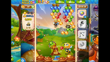 Forest Rescue bubble pop level 28
