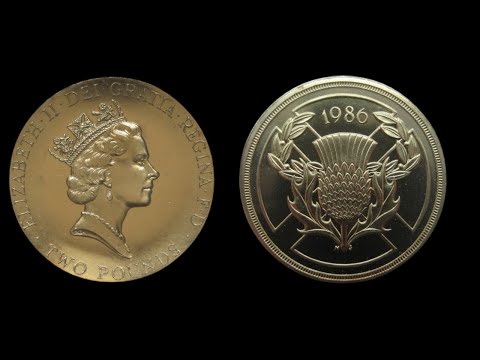 Two pounds 1986 - 8 commonwealth games