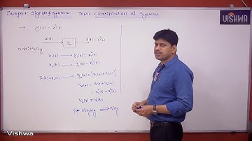Signals & Systems lECTURE 1,  Classification of Systems by Ram Mohan Sir